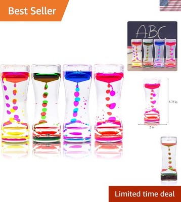 Hypnotic Liquid Bubble Timer - 2 Colors for Stress Relief & Visual Stimulation