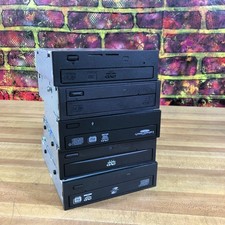 LOT OF 5 Desktop IDE DVD/CD-ROM Drives Black Bezel TESTED 