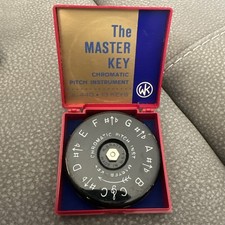 Vintage A-440 The Master Key 13 Keys Chromatic Pitch Instrument W. Kratt USA U10