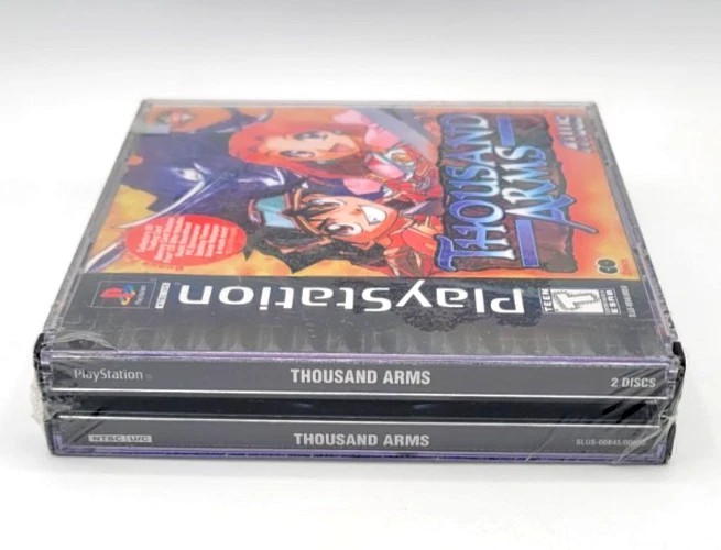 Thousand Arms (Sony PlayStation 1, 1999) PS1 FACTORY SEALED ATLUS PS1 GAME - Image 4 of 4