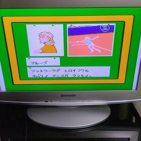 Moero!! Pro Tennis Famicom Cartridge Tested Used Japanese ver Jaleco Sports
