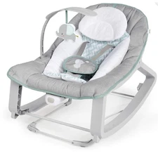 Ingenuity Keep Cozy 3-in-1 Grow with Me Vibrating Baby Bouncer - Gray