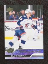 2023-24 Upper Deck Series 2 Young Guns Billy Sweezey #487 Blue Jackets