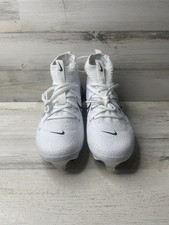 Nike Alpha Huarache NXT White/Black Metal Baseball Cleats DJ6517 101 Size: 7 New