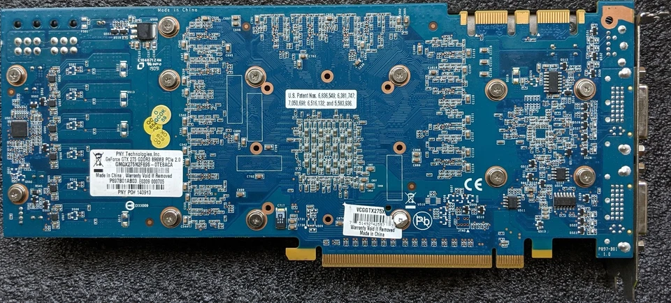 PNY NVIDIA GeForce GTX 275 896 MB GDDR3 PCIe x16 DVI S Video Graphics Card - Image 2 of 2