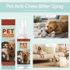 Pet Anti Chew Spray Stops Biting Chewing 120ML