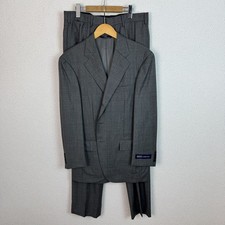 unused Polo by Ralph Lauren suit set 100 wool plain gray size AB6 men