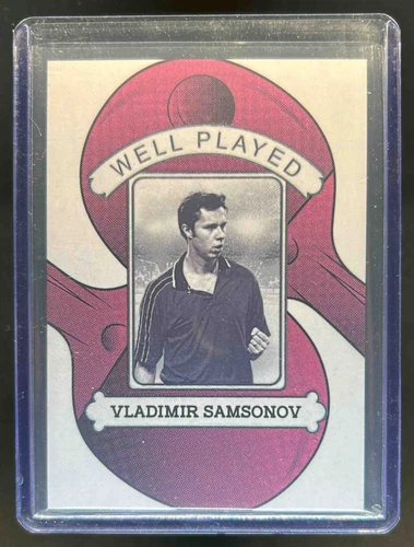 2024 Futera Unique Vladimir Samsonov Well Played Baines Pink #7/9 #WP30 Belarus