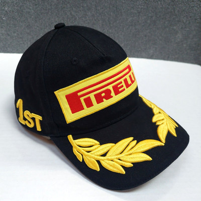 Pirelli Podium Hat Cap P Zero F1 1ST Place Adjustable Embroidered Mens NEW