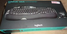 Logitech MK550 Keyboard Wireless Comfort Wave...