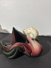 Vintage Hull Pottery USA Bird Swan Planter Vase