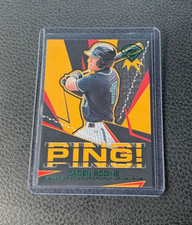 2025 Panini Prospect Edition Caden Bodine Ping! Green Foil Parallel
