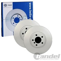 2X Hella Pagid Bremsscheiben Ø348Mm Vorne Passend FüR Bmw X5 X6 54609PRO_HC