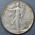 1944 50C WALKING LIBERTY SILVER HALF DOLLAR KM# 142 Circulated A6347