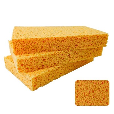 Eco Friendly Sponge 6 Pack, Jk Sp T22 Cellulose Sponge, Yellow