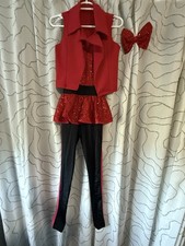 Weissman Dance Costume 13375 Red/Black