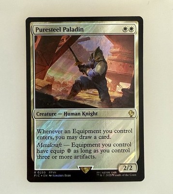 MTG: Puresteel Paladin (Surge Foil) Commander: Final Fantasy Foil NM