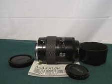 Minolta Maxxum AF 100-200mm Zoom f/4.5 Lens w/ 2 Lens Caps, Filter, and Hood