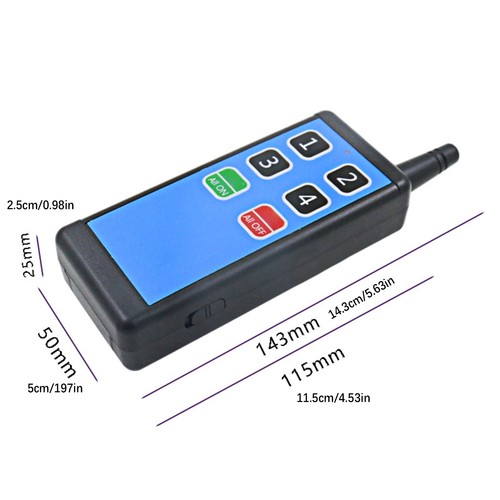 -10℃-+70℃ 4 Channels Remote Control Switch ON/OFF Relay Module Universal - Picture 10 of 14