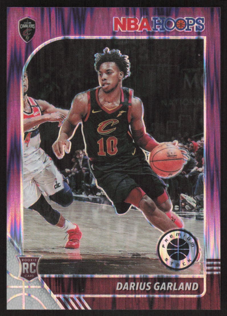 2019-20 Hoops Premium Stock Purple Flash Rookie #251 Darius Garland /35