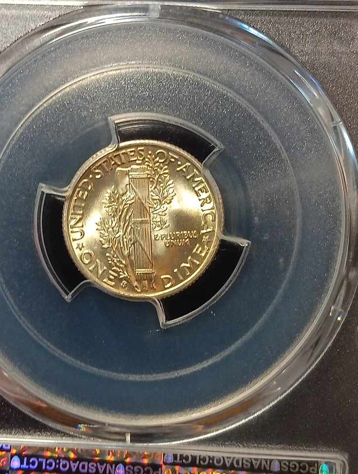 👉1937-S NGC MS67 Doubled Die Obverse  PCGS -- 10c DDO FS-101 Mercury Dime - Image 2 of 2