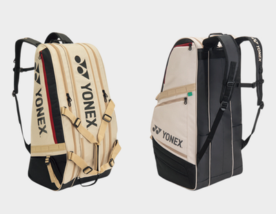 YONEX 2026 Gearlogic World Coll. Badminton Bag Tennis Racket Beige