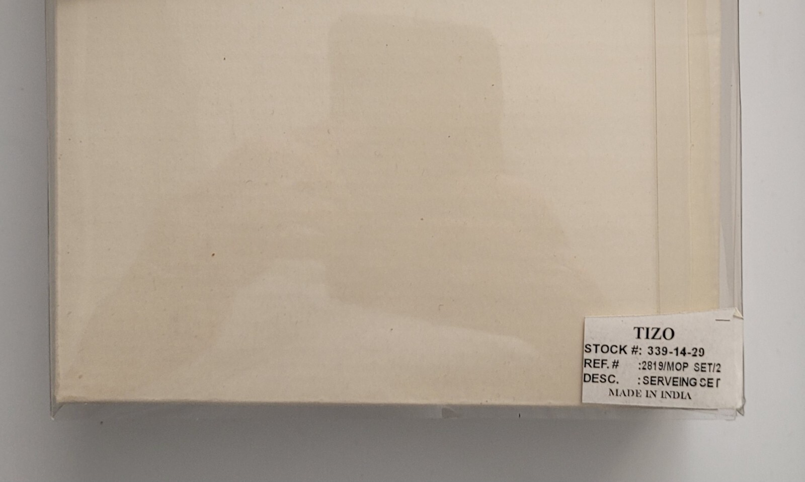 Tizo Mother of Pearl Serving Spoon & Serving Fork Set 11"