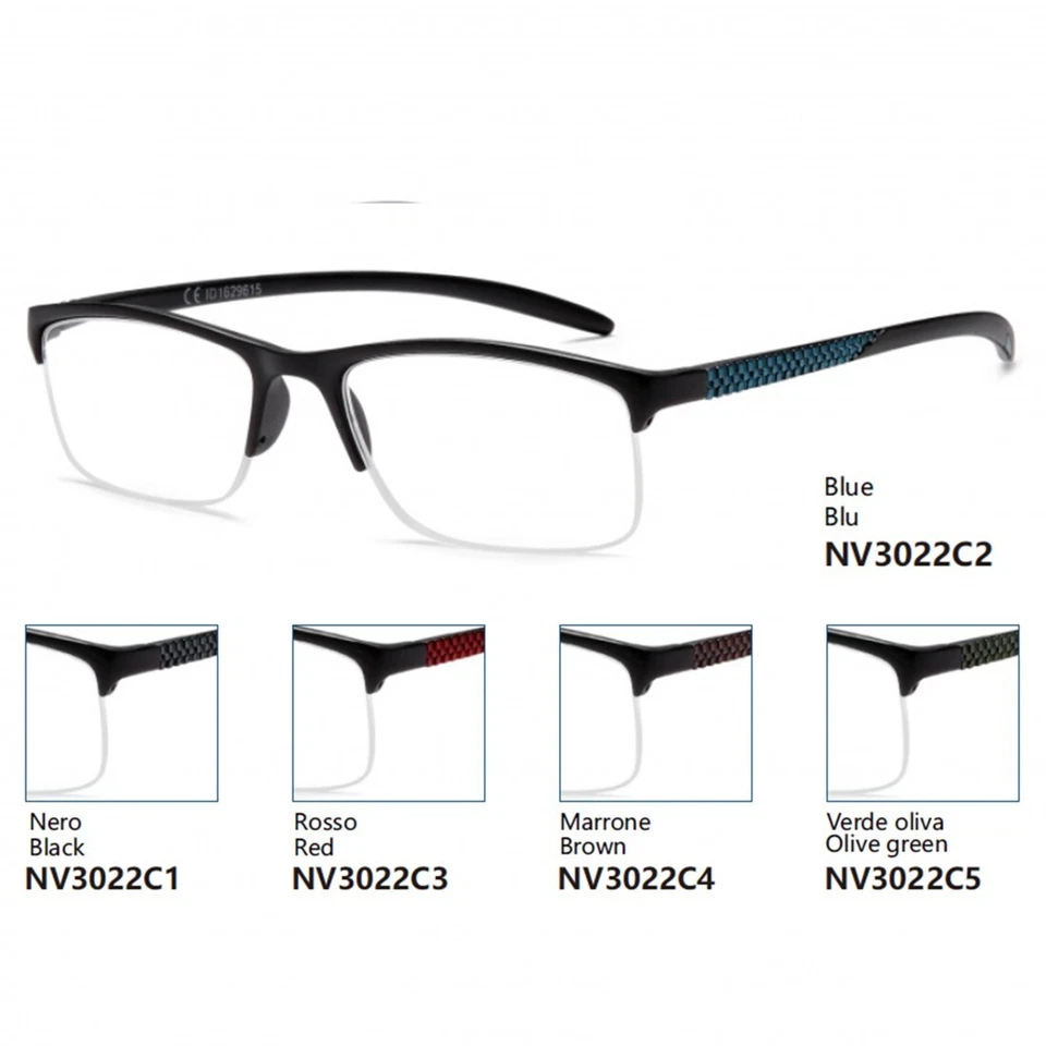 OCCHIALI DA LETTURA Graduati uomo donna custodia Certificati OFFERTA