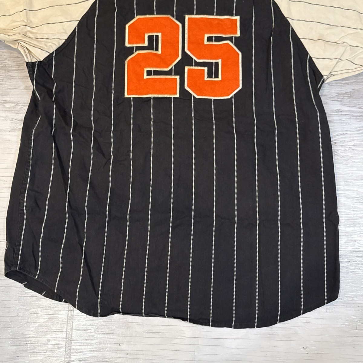 Vintage Mirage San Francisco Giants #25 Jersey Authentic Pinstripe