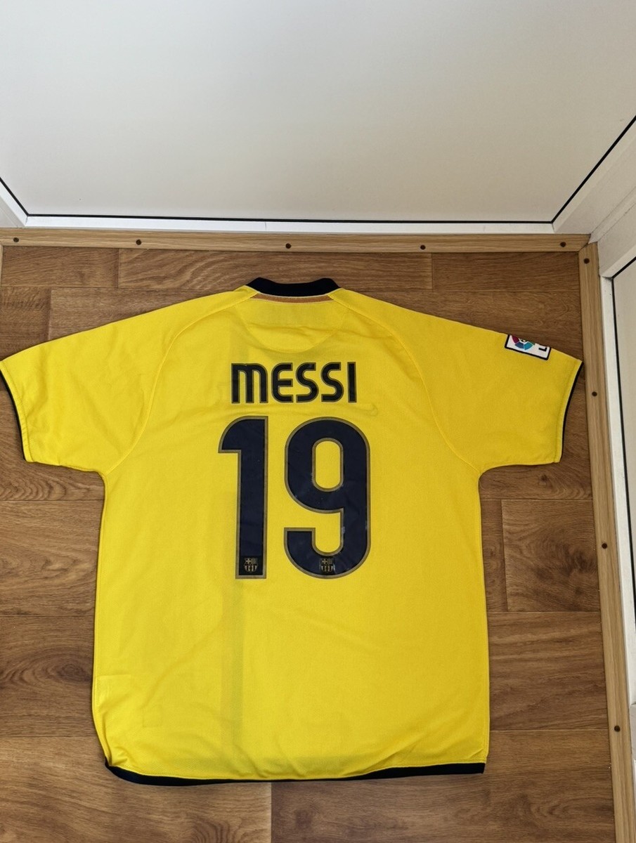 Lionel Messi #19 S Barcelona 2007 2008 2009 HOME SHIRT