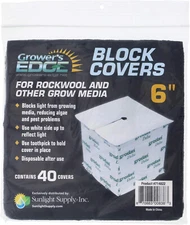 Block covers Grower's Edge 6 Inch 6x6  40ct