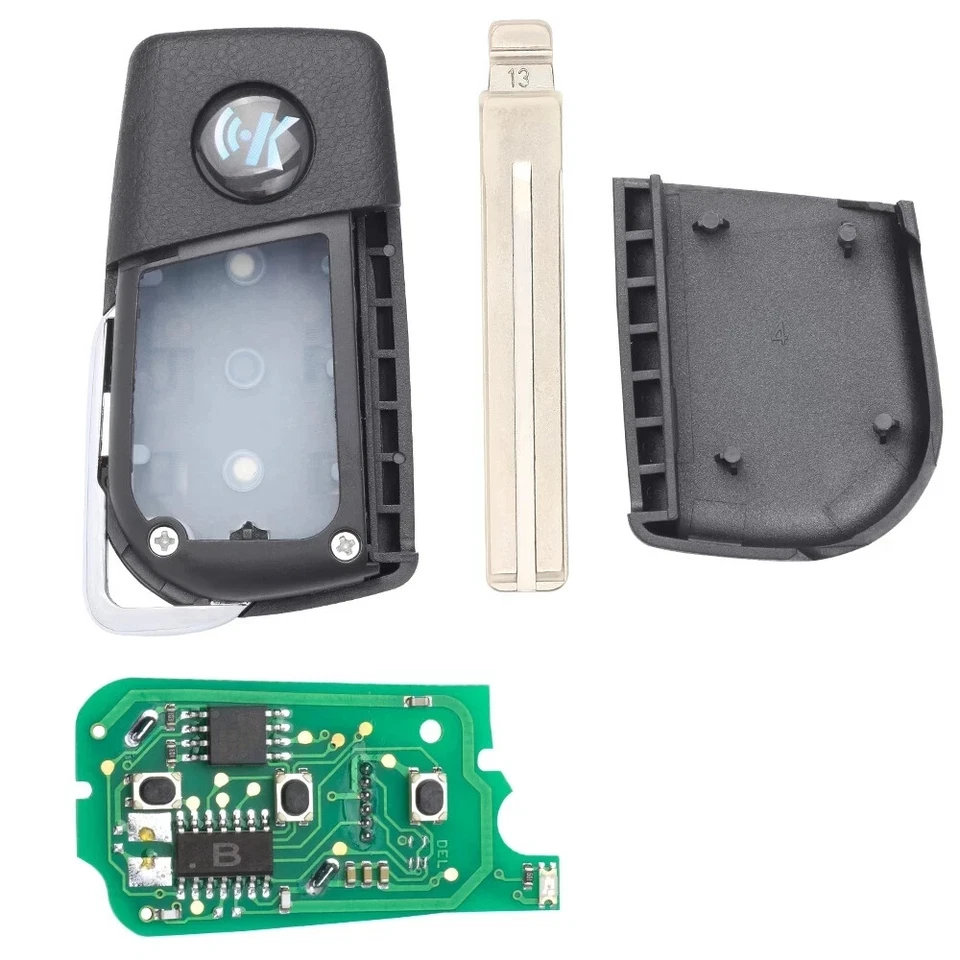 Llave abatible mejorada para Lexus GX470 2002-2008 HYQ1512V 4D68Chip mando a distancia para coche llavero Foto 2 de 4