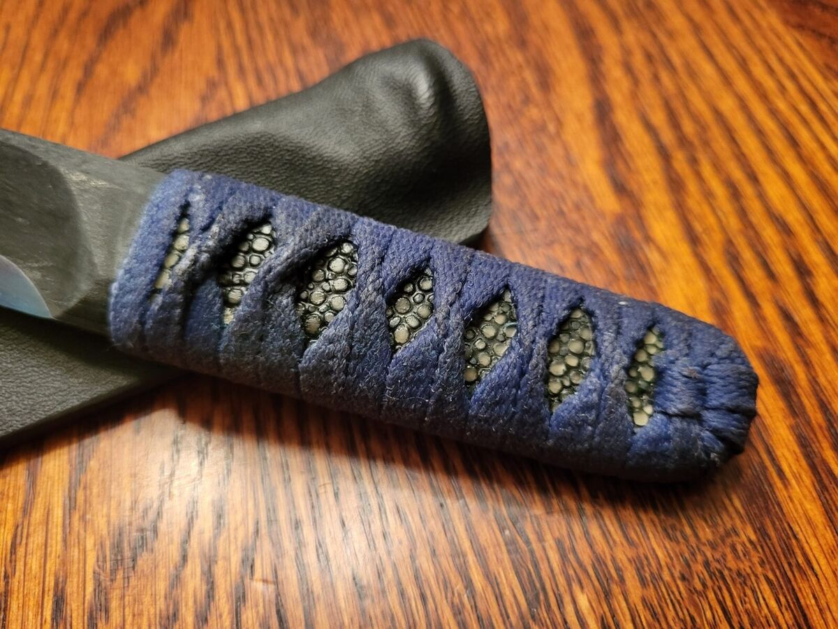 Warren Thomas custom titanium/carbon fiber Tanto KUWAIKEN Warren Thomas custom titanium/carbon fiber Tanto KUWAIKEN