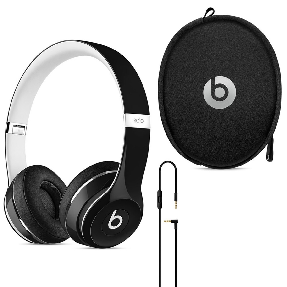 beatssolo2 by dr.dreブラック Beats by Dr. Dre Solo2 Wired On-Ear Headphones Luxe Edition