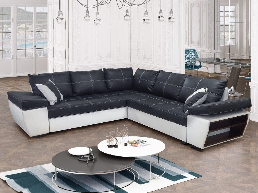 Ecksofa mit Schlaffunktion Espanya 2A2 Eckcouch Schlafsofa Groß Relaxfunktion 19 - Bild 4 von 4