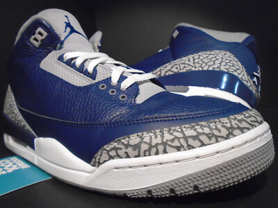 jordan 3 navy blue cement