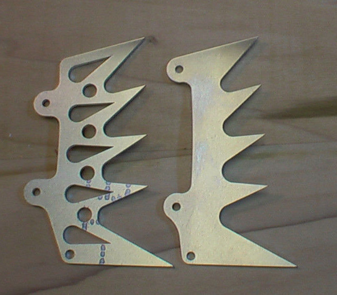 Stihl MS660 066 Bucking Dog Dawg Spike Alluminio Scheletro Taglio Laser Personalizzato - Foto 9