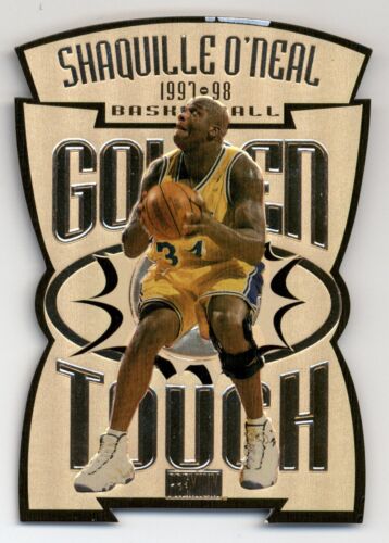 1997-98 Skybox Premium #4 Shaq Shaquille O'Neal Golden Touch Die Cut *Read*