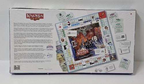 Kingston On Board Canada 'Opoly' Style Property Trading Game NEW Monopoly - Picture 8 of 14