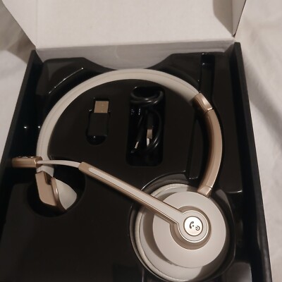 Vonztek Lightweight Wireless Headset With Noise Cancelling Microphone