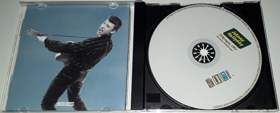 JOHNNY HALLYDAY RARE CD EDITION COLLECTOR LIMITED ACCESS OLYMPIA 1961 - Photo 3/3