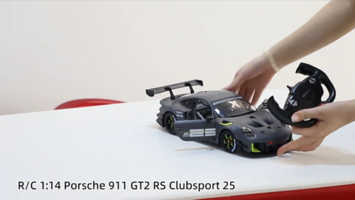 Authentic Licensed RC Race Car | 1 : 14 Porsche 911 GT2 RS Remote Control Car - Video 1 of 1