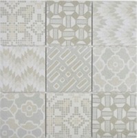 Keramik Mosaik Picolo Bianco Mosaikfliese Wand Fliesenspiegel KüChe Bad ...