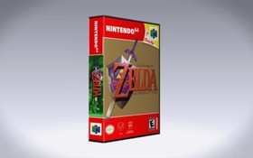 Legend of Zelda: Ocarina of Time - Nintendo 64 N64 Custom Case *NO GAME*