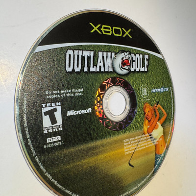 OUTLAW GOLF (Original Microsoft Xbox, 2002) Guarantee TESTED WORKING  