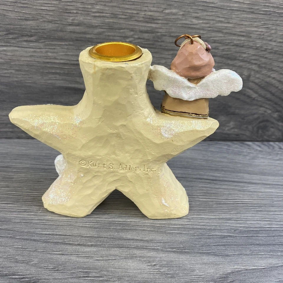 KURT S. ADLER Star Candle Holder Christmas Holiday Religious Angels Among Us - Image 4 of 4
