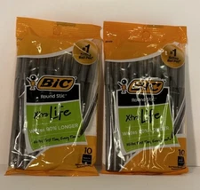 Bic XtraLife Pens Pack of 10 (Black) 