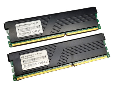 GEIL GVP34GB1066C7SC | 8 GB (2x4GB) DDR3 RAM | PC3-8500 | DDR3-1333