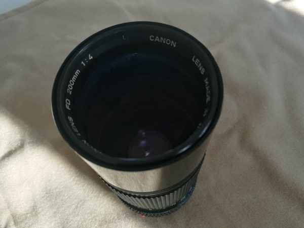 Canon FD 200m f4 sn: 14.163