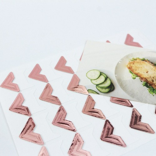 120pcs Diy Album Accessories Photo Corner Stickers polychromeFixed Picture Frame - Picture 9 of 15